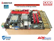 Paket Motherboard Biostar G41 DDR3 + Processor Intel Core 2 duo E7500