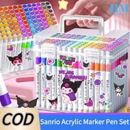 120Colors Acrylic Paint Marker Sanrio Kuromi Colored Markers Set Waterproof Art Supplies