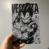 Vegeta - 2D art - 3D prints - Famous characters