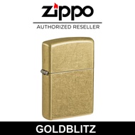 Zippo 48267 Regular Street Brass Classic Pocket Lighter