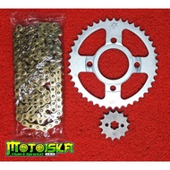 motor accessories motorcycle light helmet◕◊ROUSER 180 (428 pitch) Chain &amp; Sprocket set