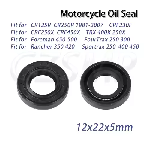 2/4/10pcs 12x22x5mm Motorcycle ATV ATC Oil Seal Fit for HONDA CR 125R 250R CRF 150F 150R ST1300 TRX2
