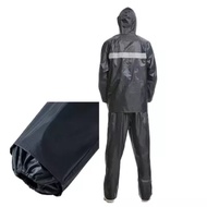 Baju hujan motosikal PCV berkualiti tinggi(baju hujan waterproof +seluar hujan waterproof)