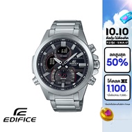 [ของแท้] CASIO นาฬิกาข้อมือผู้ชาย EDIFICE รุ่น ECB-30D-1ADF วัสดุสเตนเลสสตีล สีดำ