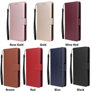 Case Huawei Y9 2019 Y6 Prime Y7 Pro 2018 Y5 Lite Flip Cover Wallet PU Faux Leather Soft TPU Silicone Bumper Phone Casing