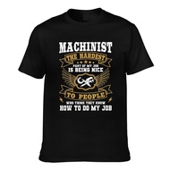 Machinist Profession Cnc Machine Tools Operator Machinery Fashion Men'S Tshirts