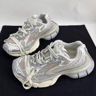 Balenciaga巴黎世家 3XL 做舊 低幫老爹鞋 淺米色38碼