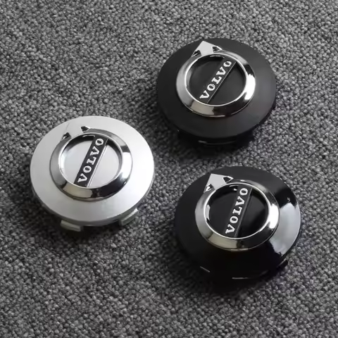 4Pcs 65mm Car Wheel Center Hub Cap Caps Emblem logo For Volvo XC60 V40 XC90 S60 S40 S80l V90 V60 S80
