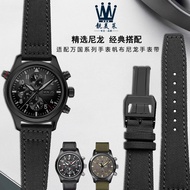 2023 New☆☆ Suitable for IWC pilots Portuguese Portofino watch chain men and women nylon canvas watch strap 20 22