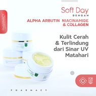 The PHARMACY SOFT DAY WITH ALPHA ARBUTIN, NIACINAMIDE & COLLAGEN