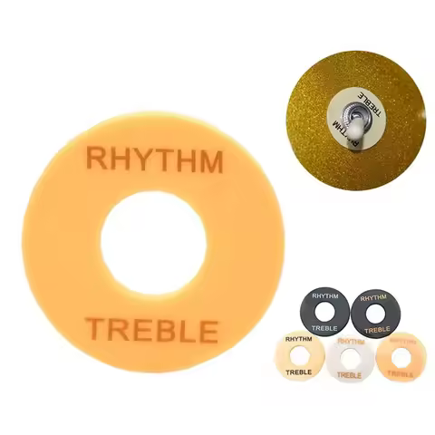 1PC Switch Surround Plate For Guitar Accessories Electric Guitar Pickup Toggle Rythm/Treble Ring For