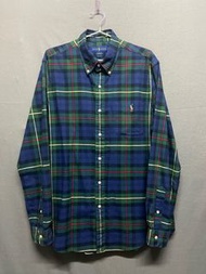 Polo Ralph Lauren L/S Plaid Shirt 經典 藍綠 格紋襯衫 長袖襯衫 Cityboy Beams SSZ