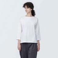 Muji (Muji) Long Sleeve TShirt T-Shirt Light Fabric *Label Cutting Work*