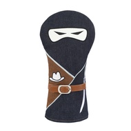 [Golf Wood Cover] New Golf No. 1 Wood Cover Ninja Pattern Club Cover Unisex Universal Golf Club Cove
