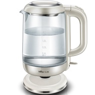 New !! 1.5L Electric Glass Clear Tea Kettle Hot Water Boiler