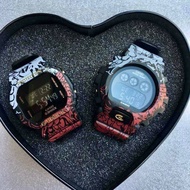 AMY0217 G-SHOCK DW6900 &amp; DW5600 ONE PIECE LIMITED EDITION COUPLE WATCH