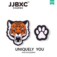 JJBXC Shoe Charm Cartoon Tiger Buckle Shoe Decoration Rubber JJBCX
