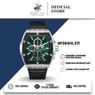 Beverly Hills Polo Club BHPC Jam Tangan Lelaki Men's Rubber Quartz Watch BP3841X