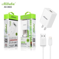Alibaba Ali-3602 2.4A USB Travel chager Android/Micro IOS/5G Type-C Fast Charge