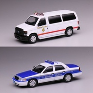 596 1/64 Ford E350 Ford Victoria Crown Chicago Fire Truck Boston Police Car Diecast car Car Model Si