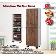 Yi Success 4 Doors High Shoes Cabinet / Particle Board Shoe Rack / Kabinet Kasut Tinggi / Rak Kasut / Almari Kasut