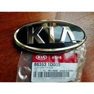 EMBLEM NAME PLATE / LOGO FRONT RAD GRILLE (KIA) GENUINE PART (ORIGINAL) [86353-1D000] KIA SPECTRA 5 