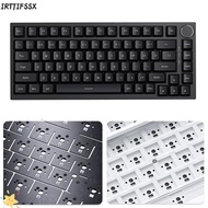 IRTJIFSSX Gaming Keyboard, Silent 82-Key Mechanical Keyboard,  Mechanical Keys With Knob  Backlit Wi