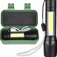 Lampu Senter Mini Q5 LED Recharger USB 2 IN 1