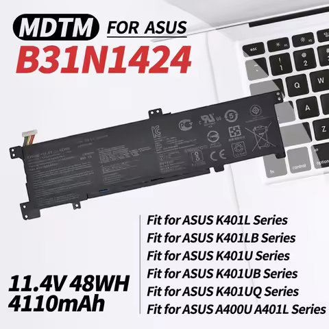 B31N1424 Laptop Battery for Asus K401L A401L K401LB K401LB5010 K401LB5200 K401LB5500 A400U K401U K40