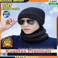 BEANIE HAT SCARF SET BEANIE HAT WINTER WINTER MEN WOMEN GIRLS BOYS