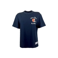 Hybrid T-Shirt Women เสื้อยืดผู้ผู้หญิง แขนสั้น สีน้ำเงินเข้ม Cotton 100% ใส่สบาย  (WTS-1077NA)