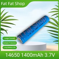 14650 Type Lithium Battery, 1400mAh, 3.7V, Suitable For Microphone, Walkie-Talkie, Amplifier, Pointe