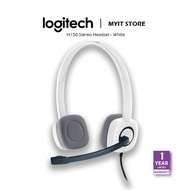 Logitech H150 Wired Headset Stereo Headphones Rotating Noise-Cancelling Microphone PC/Mac/Laptop - C