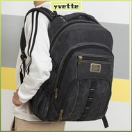 YVE Men Shoulders Bag, Wear-Resistant 50L Travel Backpack,  Thickened Large Capacity Heavy Duty Bagp
