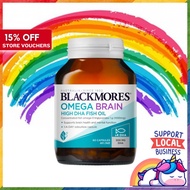 [Crazy Sale] Blackmores Omega Brain Health 60 Capsules High DHA Fish Oil Concentrated Omega 3 1000 mg Support Brain