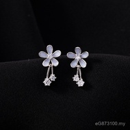 Flower Earrings Earrings New Style Summer Trendy Trendy Design Feel High-End Cool Style Female Niche