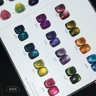 KEDI perfect gel polish 15ml สีเจลคุณภาพดี Cat eye 9D แคทอาย Galaxy