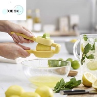 XIEGK มัลติฟังก์ชั่ อาหารเกรดอาหาร เลมอน เครื่องปั่นเครื่องปั่น พลาสติกทำจากพลาสติก อุปกรณ์สำหรับห้องครัว ที่คั้นน้ำผลไม้ เครื่องอัดรีดน้ำส้ม กดผลไม้กด ที่คั้นกระเทียม