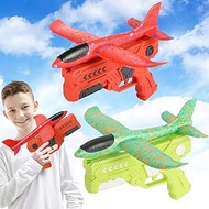 BONHHC Polystyrene Plane, Set of 2 Styrofoam Planes for Children, Aeroplane Toy, Polystyrene Aviator