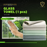 【CP CAR Detailer】Polyester Glass Cleaning Towel  CAR WINDOWS TOWEL Lint-free Home Rag Glass Cloth Wi