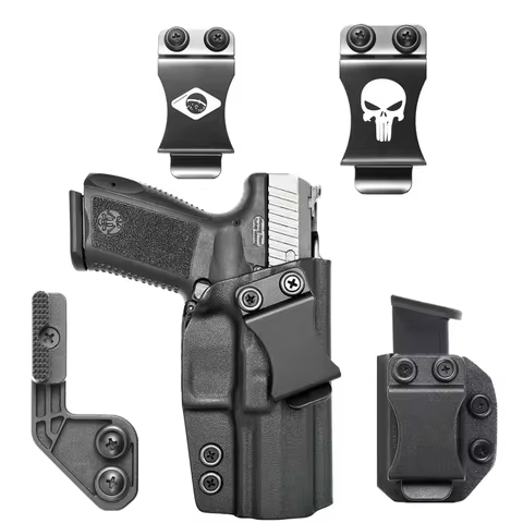 kydex Internal Iwb Holster For Canik TP9SF Elite 9mm Mag Magazine Holder Metal Belt Clip Flap Claw A