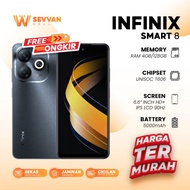 Handphone Infinix Smart 8 Ram 4 128GB (Batangan, No Charger)