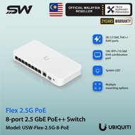 Ubiquiti USW-Flex 2.5G-8-POE  8-Port PoE+ Managed Network Switch 2.5GbE
