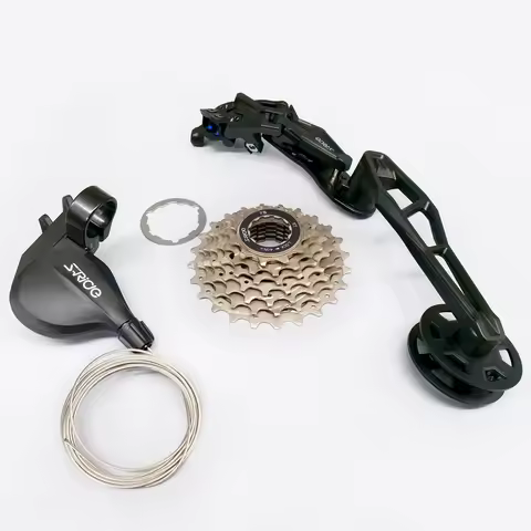 Aluminum Alloy Brompton Bike Shifting Groupset Rear 7-Speed