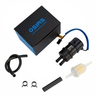 OSIAS 10MM Outlets Electric Fuel Pump for Honda Kawasaki Suzuki Yamaha Carbureted