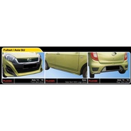 Perodua Axia g spec 2014 2015 2016 gear up bodykit body kit front side rear skirt lip