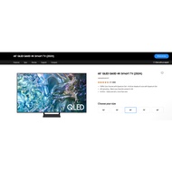 SAMSUNG 2024 50''/ 55'' / 65" / 75''  QLED Q60D 4K Smart TV QA55Q60DAK QA65Q60DAKXXM QA75Q60DAK