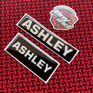 Ashley Sound Audio Speaker Large Embossed Emblem Sticker