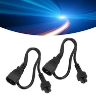 60cm IEC 320 C14 Male to IEC320 C5 Female Adapter Cable Universal Power Plug Converter