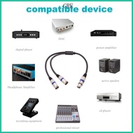 CRE Hot Sale 0 5M XLR Y Splitter Cord 3Pin XLR 1 Female to 2 Male  Adaptor Cable Mixer Microphone  C